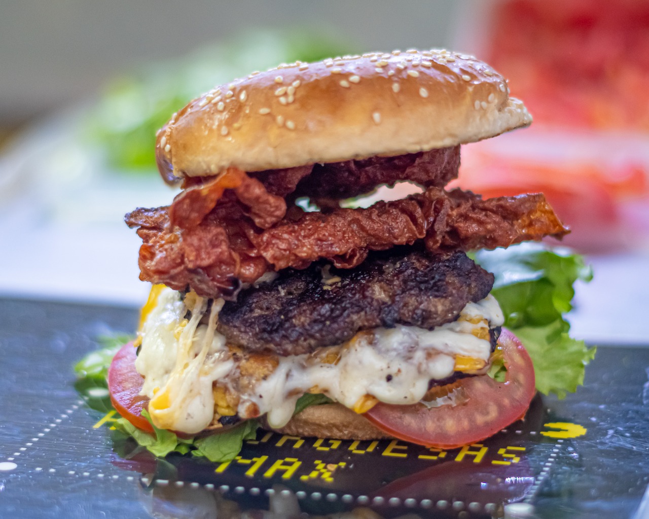 Hamburguesa Mario Bacon