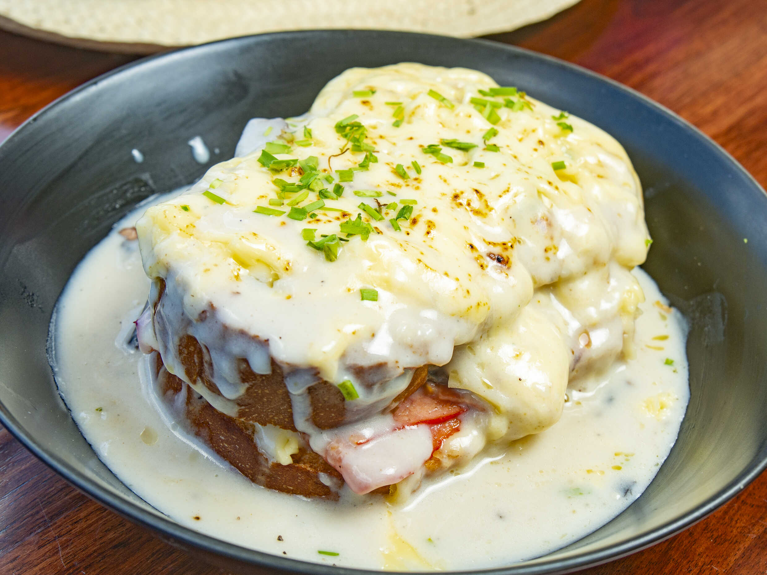 Croque Monsieur + Agua del Día