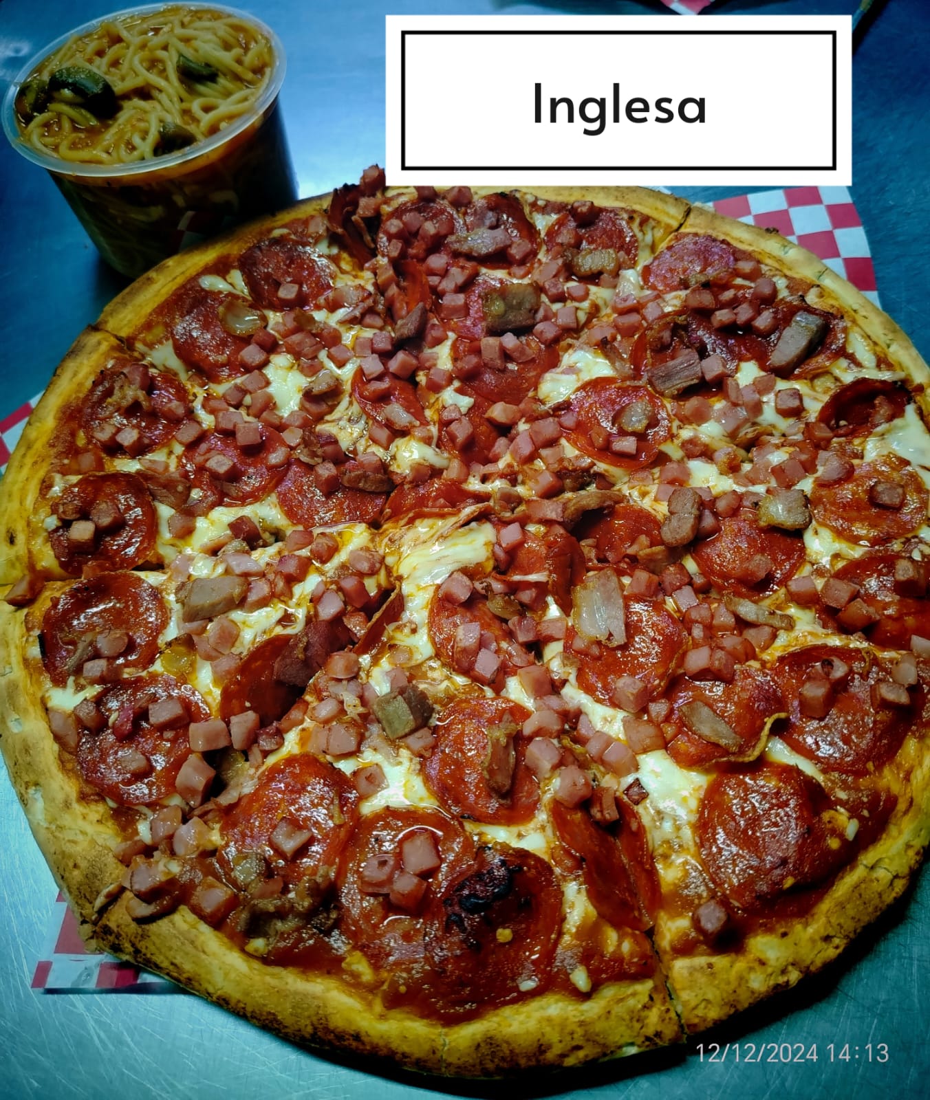 Pizza Inglesa + Espaguetti