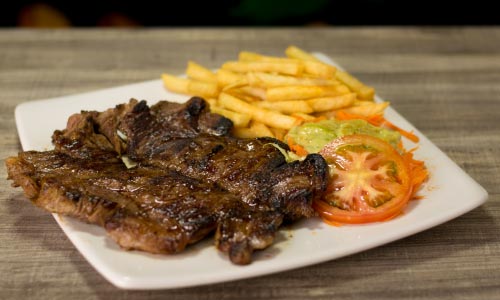 Churrasco Asado 150 Gr + Francesa + Bebida