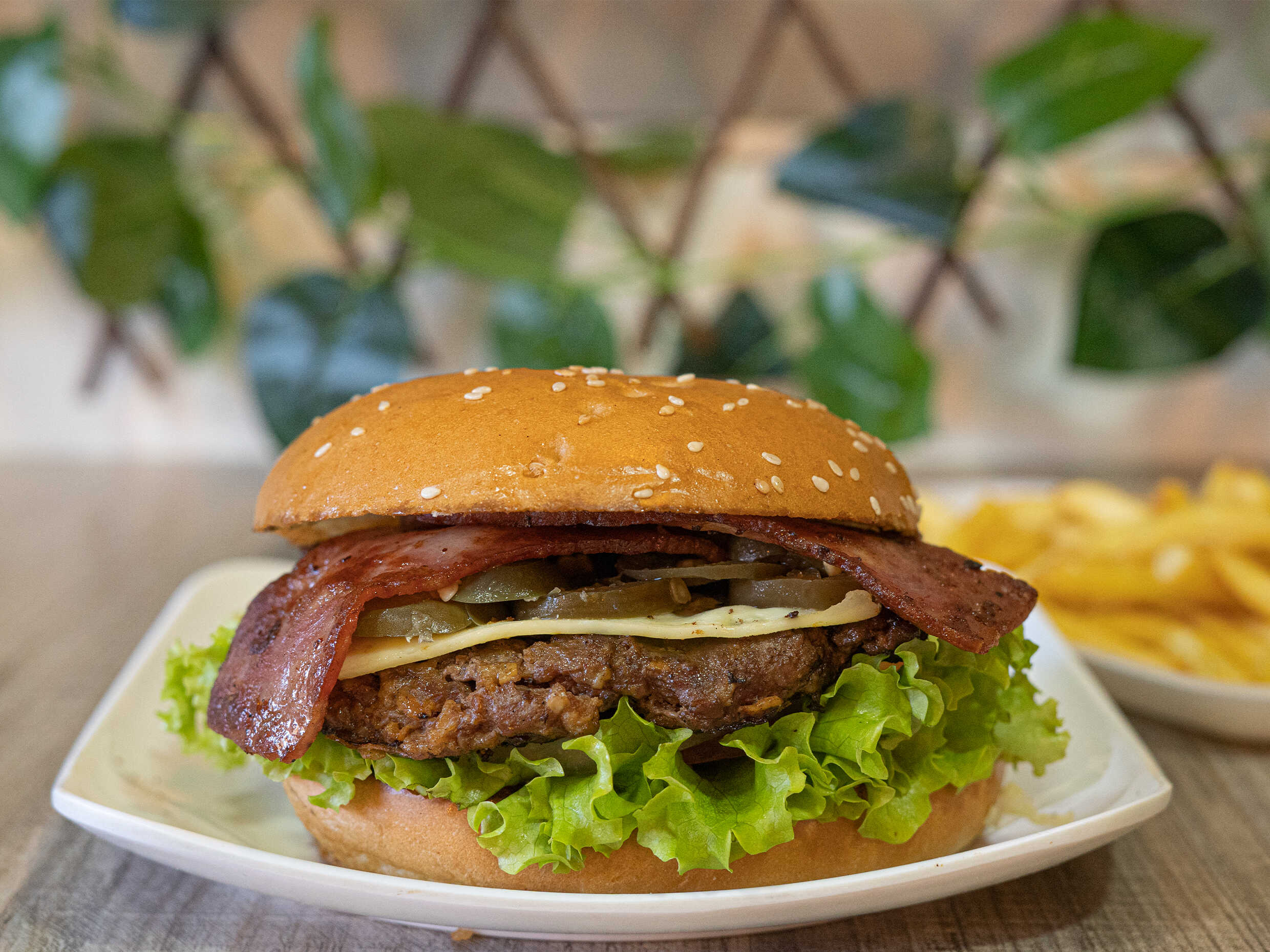 Perro Americano + Hamburguesa Mexicana