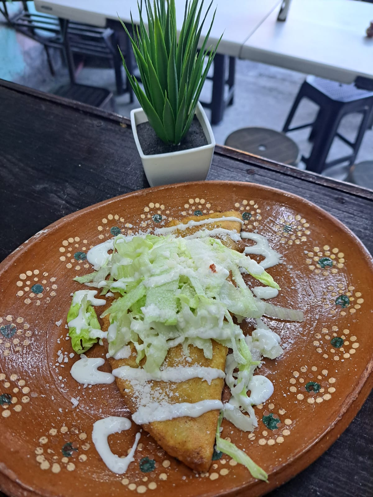Quesadilla frita de bisteck