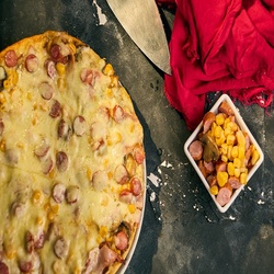 Pizza Mixta Carnes y Vegetales