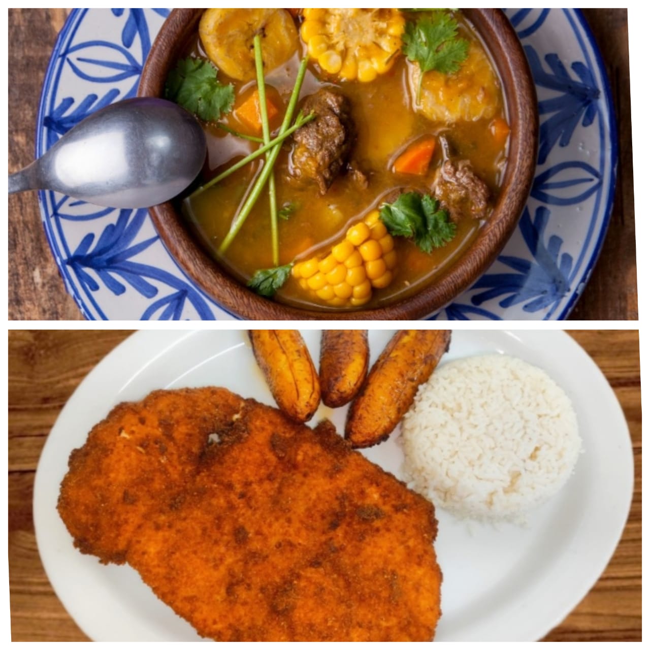 Sancocho Res más Chuleta de Pollo