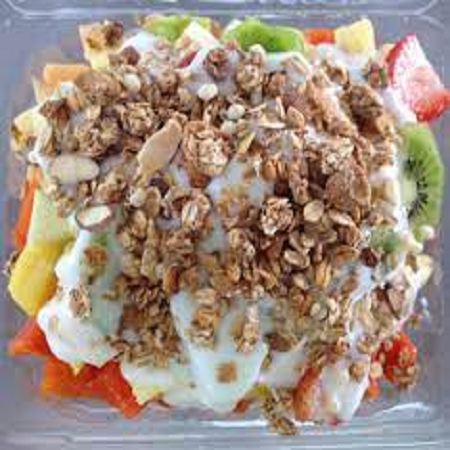 Coctel de Frutas Con Granola