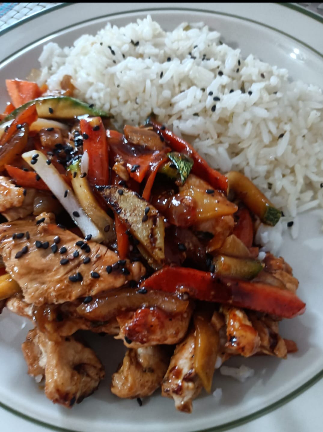 Pechuga de Pollo Estilo Teriyaki