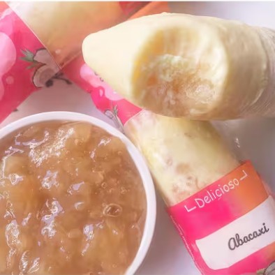 Doce na medida certa, super refrescante e com aquele gostinho tropical que é a cara do verão! 🌞✨ Uma mordida e você já sente a praia chegando até você. 🌊😋