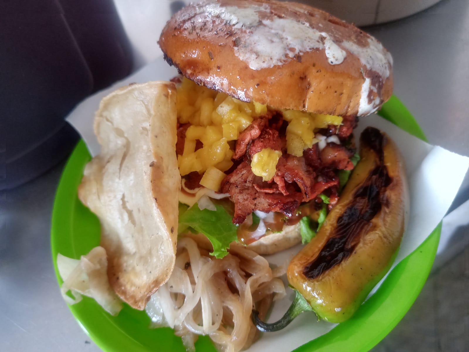 Hamburguesa de Pastor