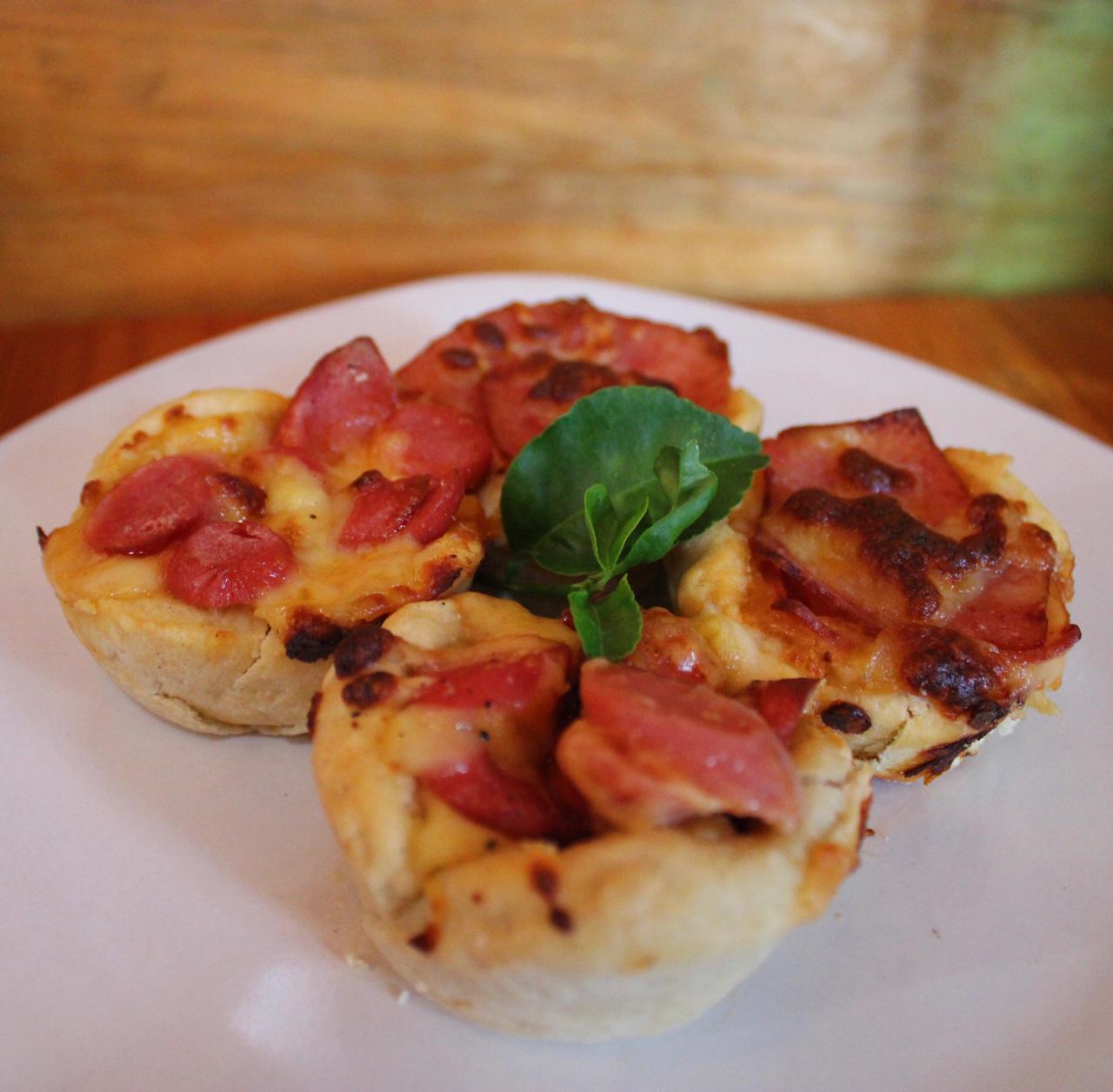 Muffins Pizza 4 Piezas