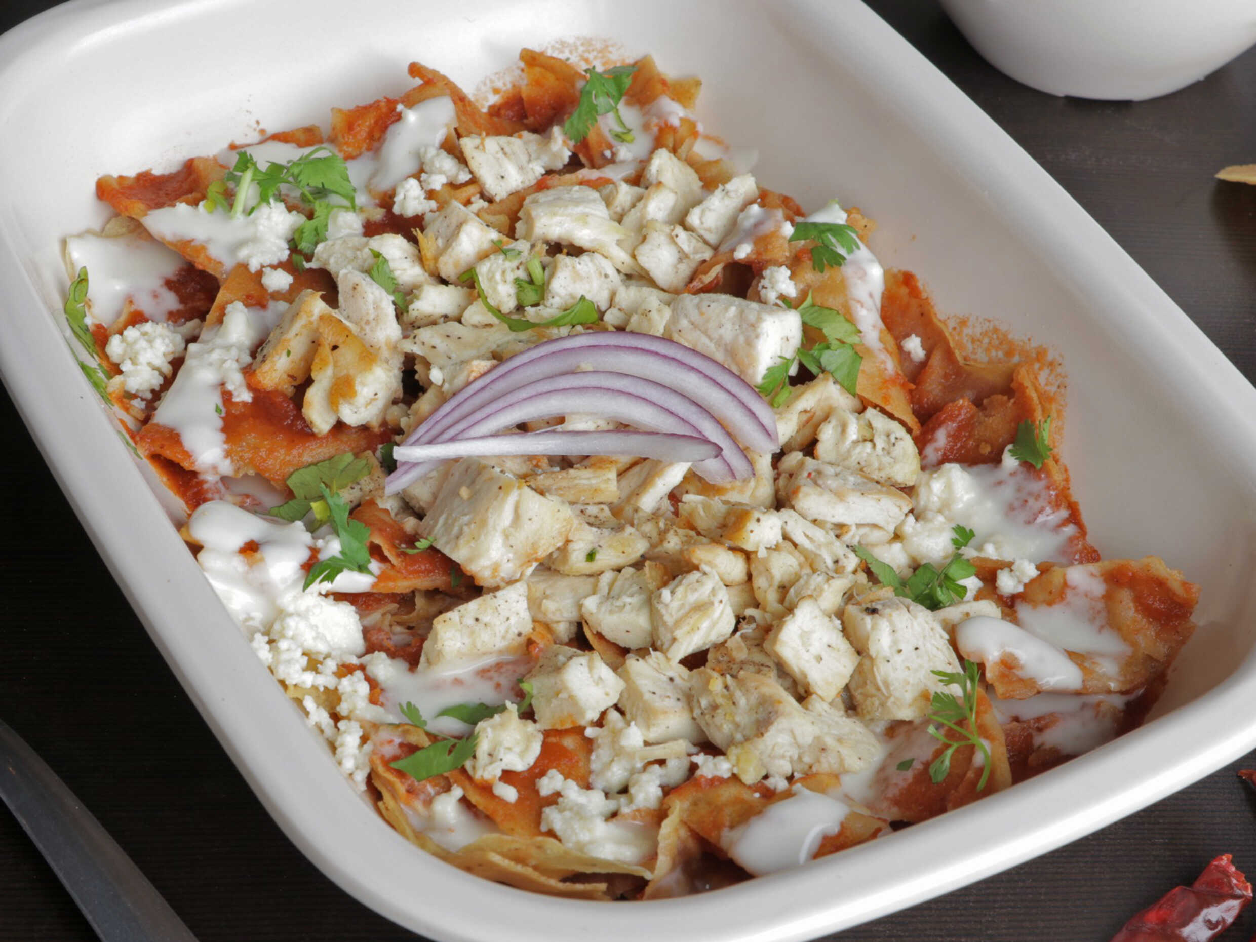 Plato Sencillo de Chilaquiles