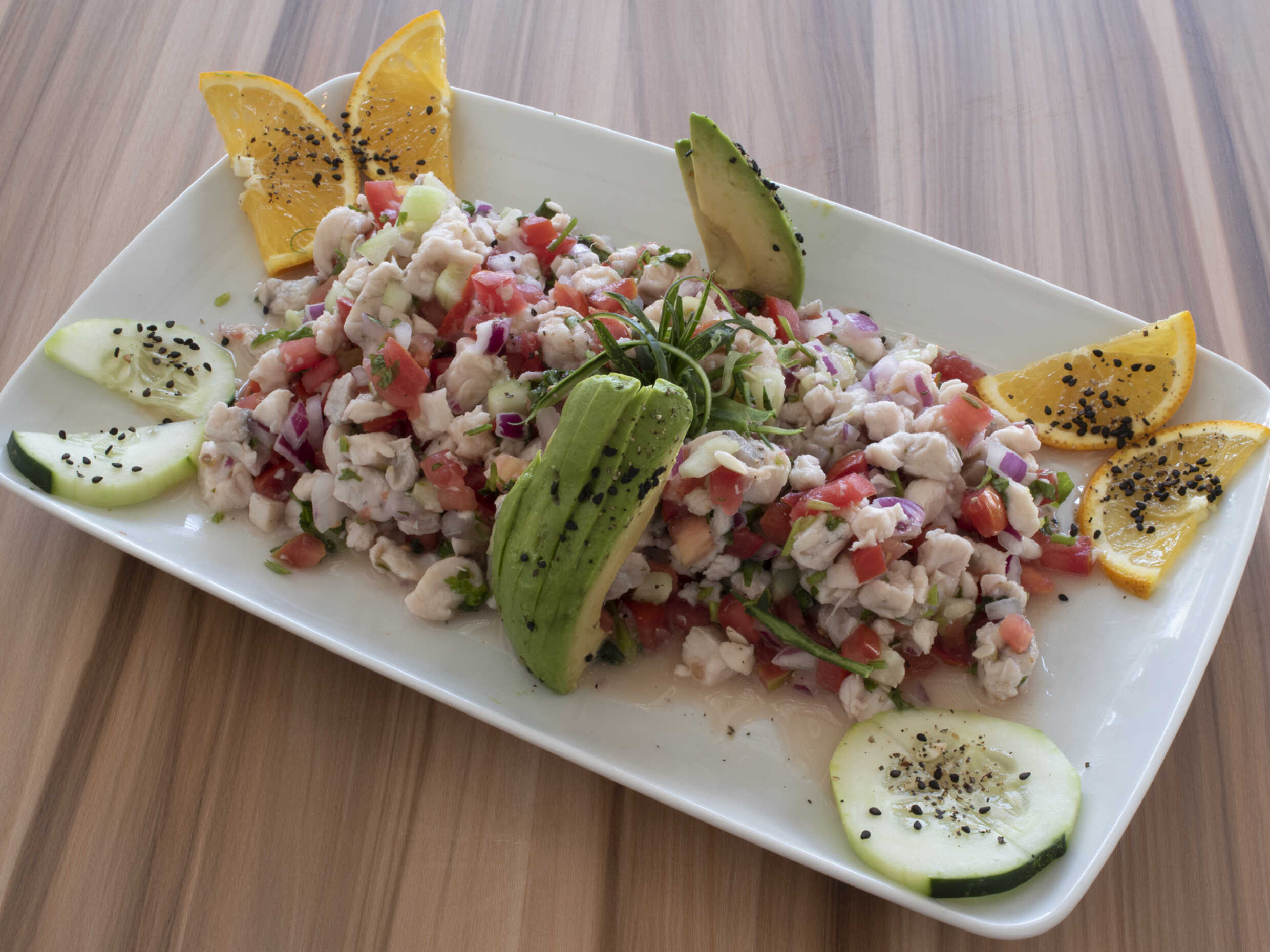 Medio Litro Ceviche Pescado