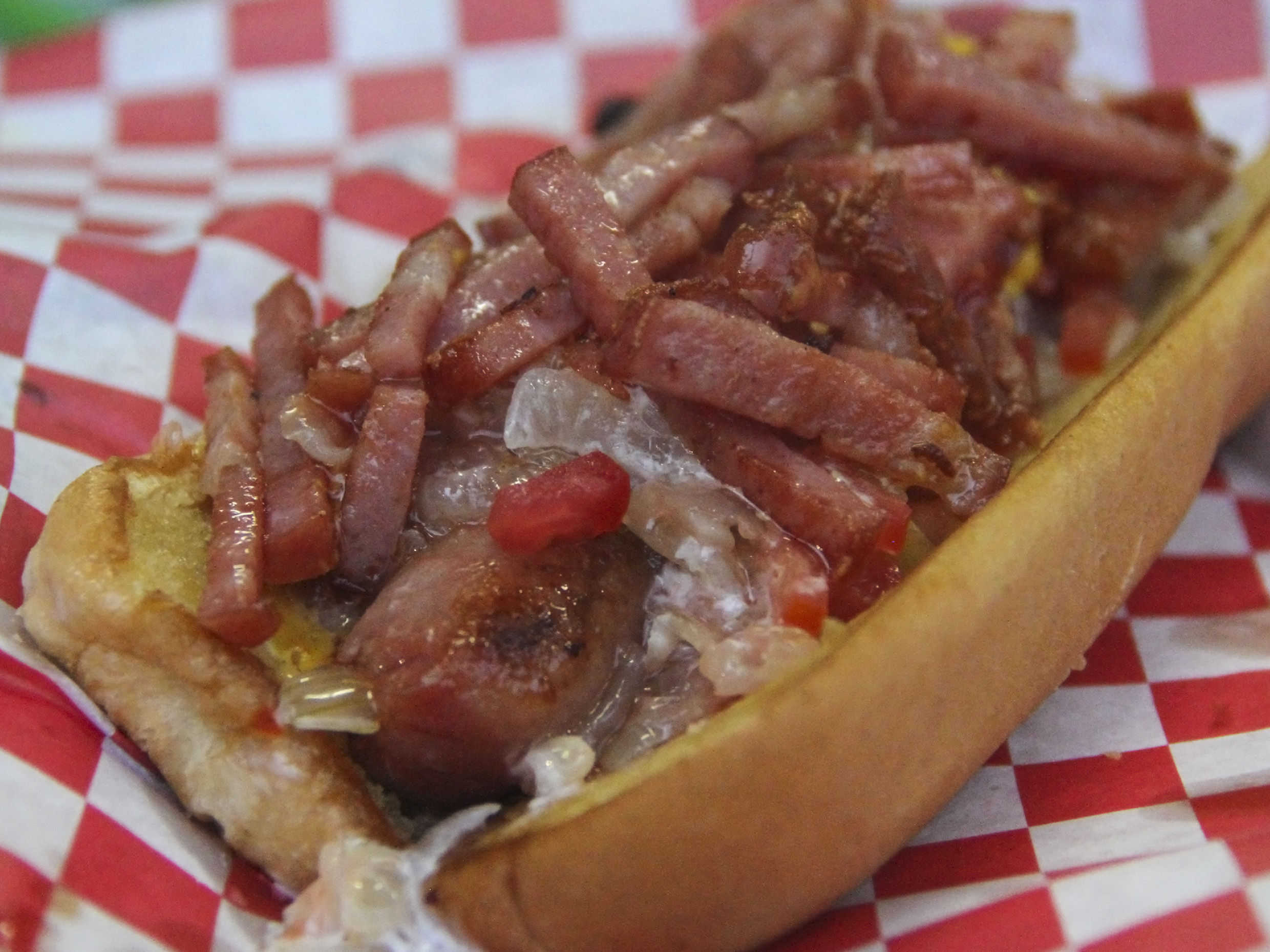Hot Dog con Tocino