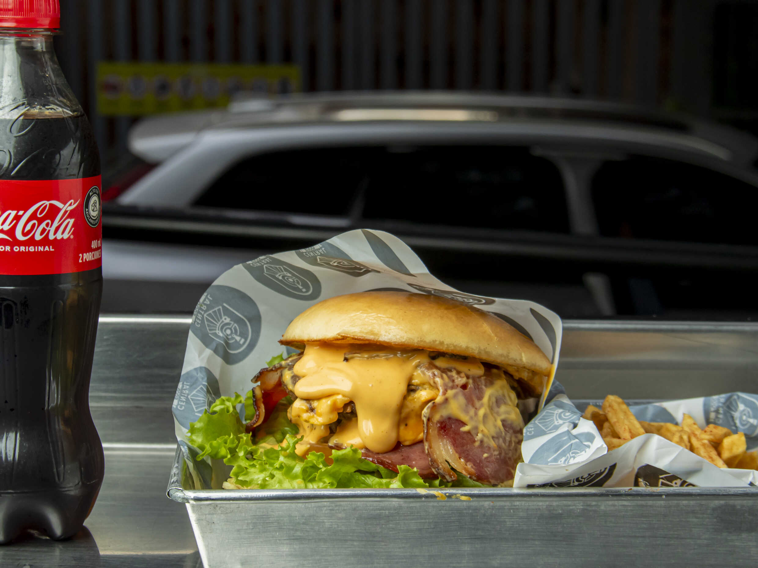Combo Hamburguesa Doble Cheddar Tocineta