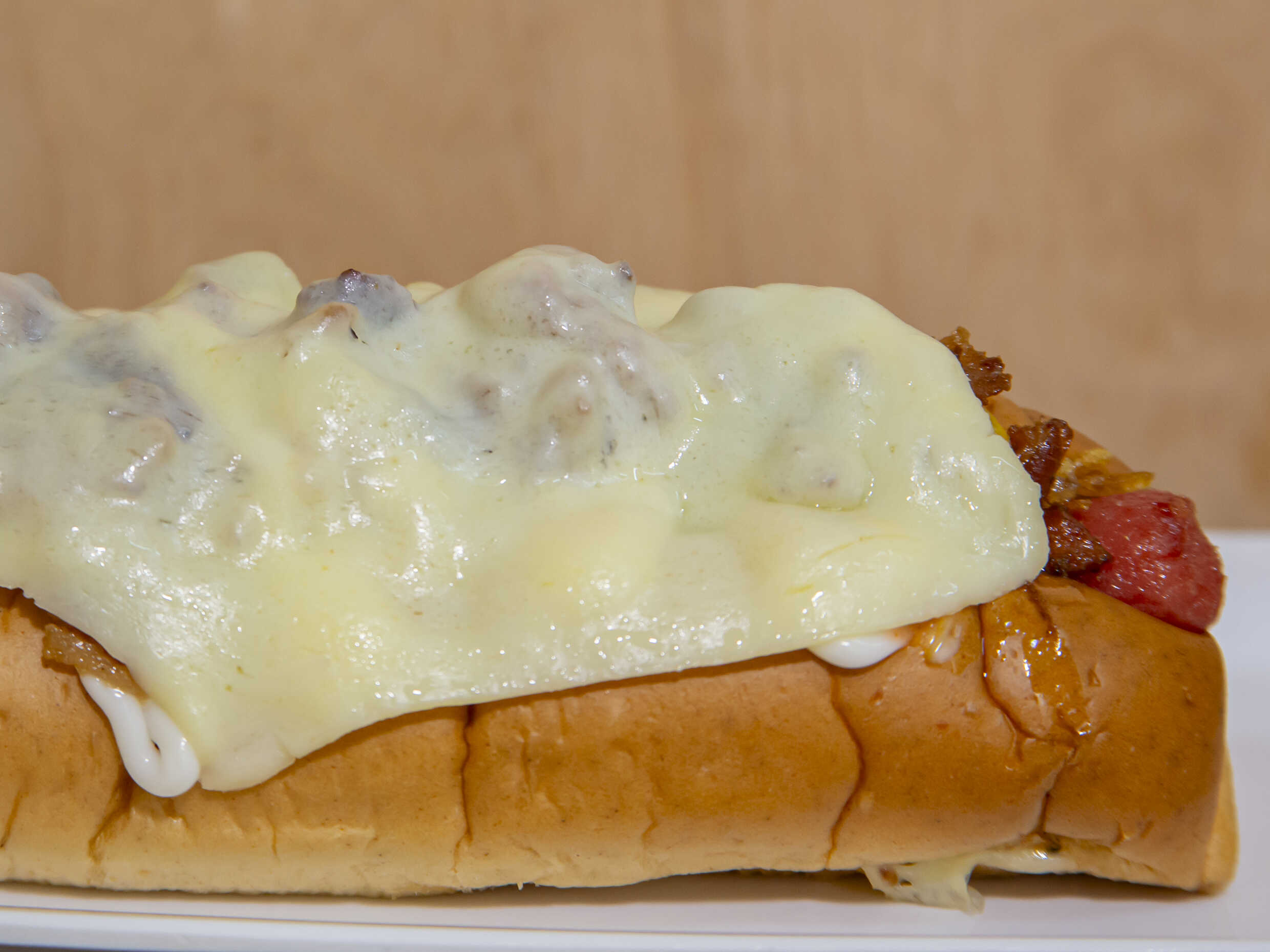 Perro con Queso y Tocineta