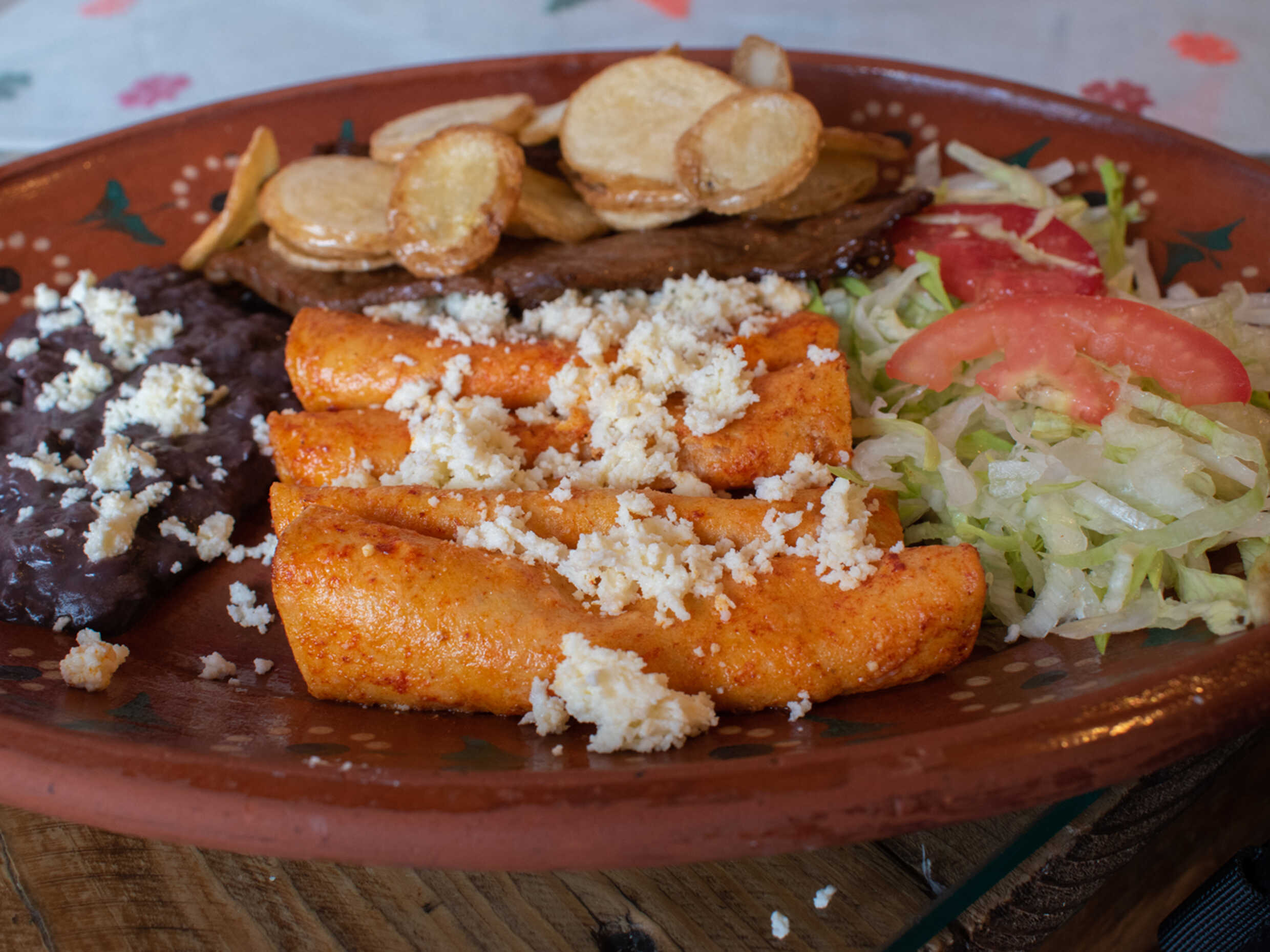 Media Orden de Tacos Rojos con Cecina (4)
