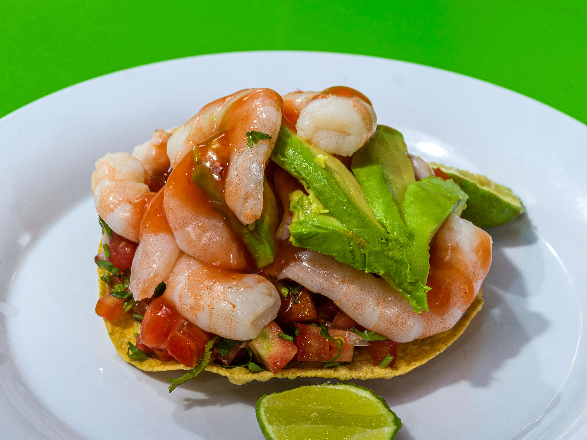 Tostada Camarón