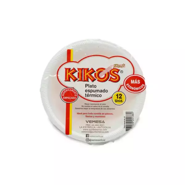 PLATO ICOPOR KIKOS PÑO *12U