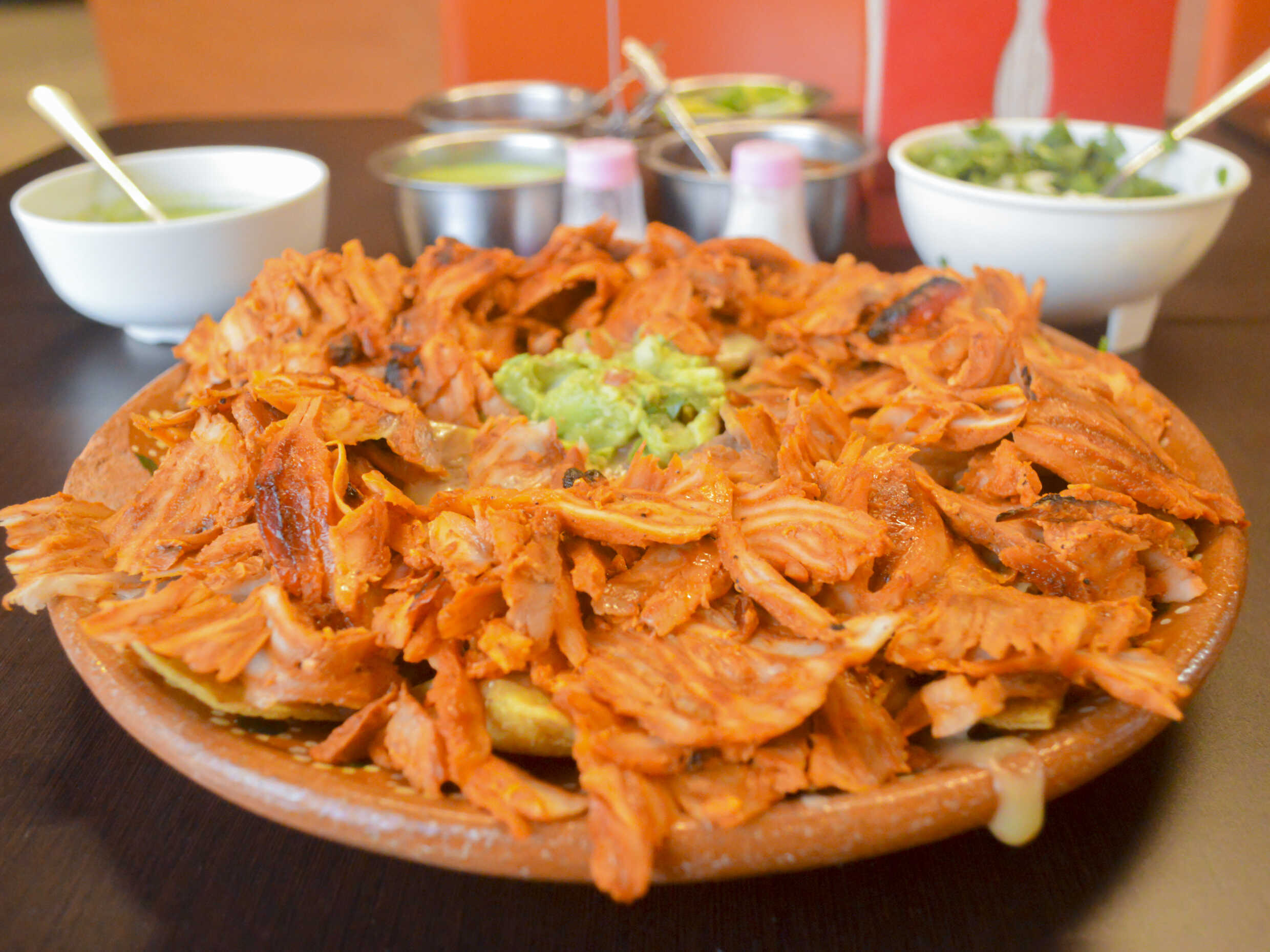 1/2 Orden de Nachos de Pastor -