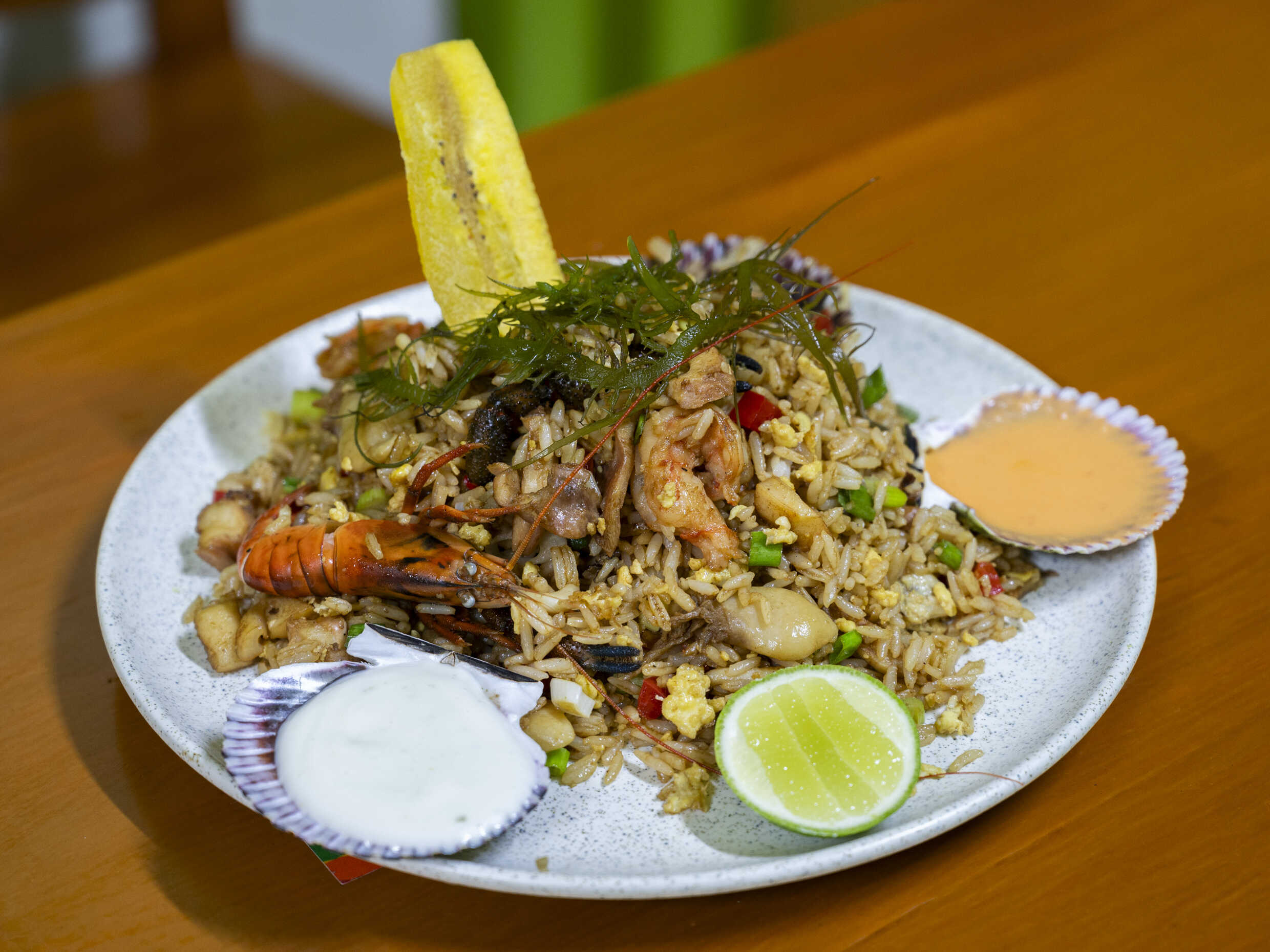 Arroz Chaufa de Mariscos
