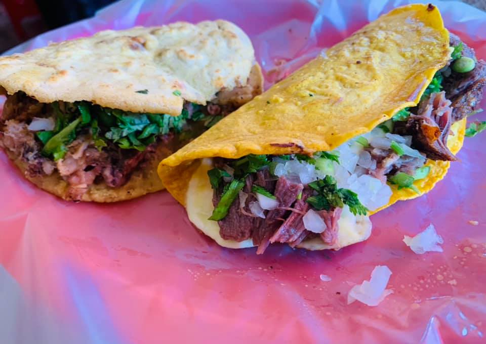 TACO DE BARBACOA DE RES MACIZA CON VERDURA