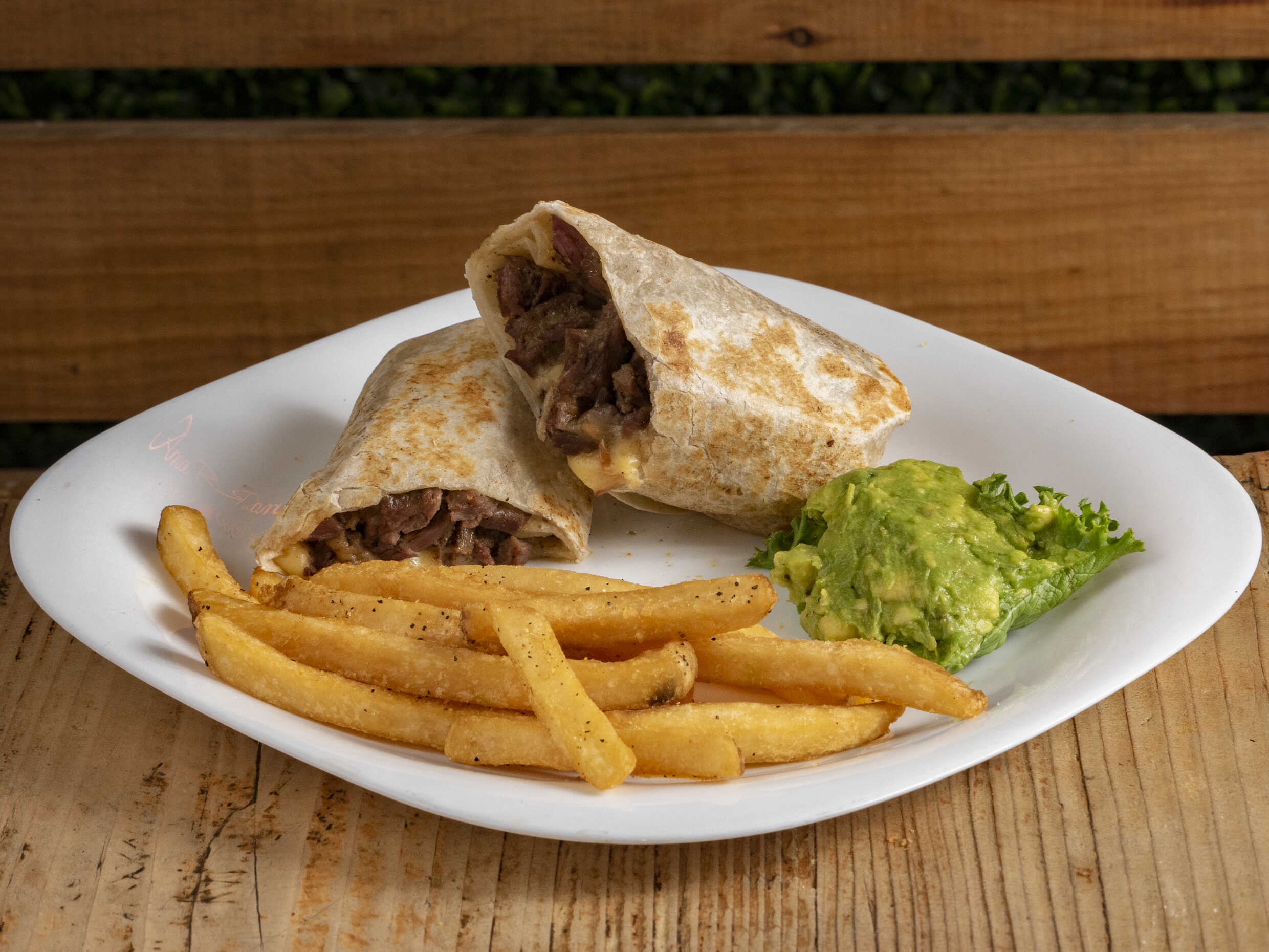 Burrito de Arrachera con Papas
