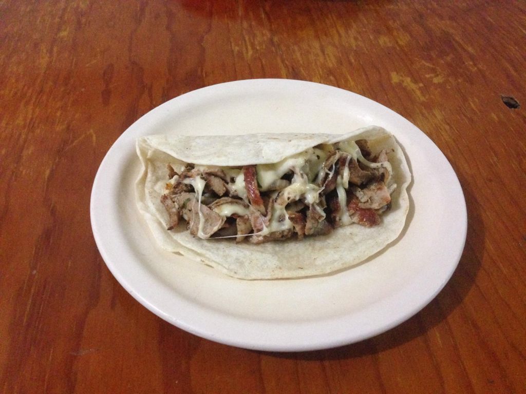 Taco Arabe con queso