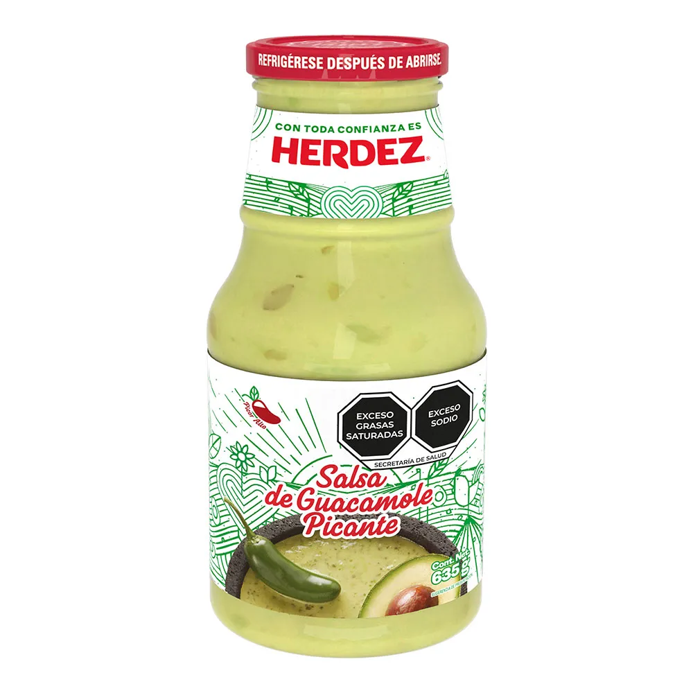 Salsa de Guacamole Picante 635 g