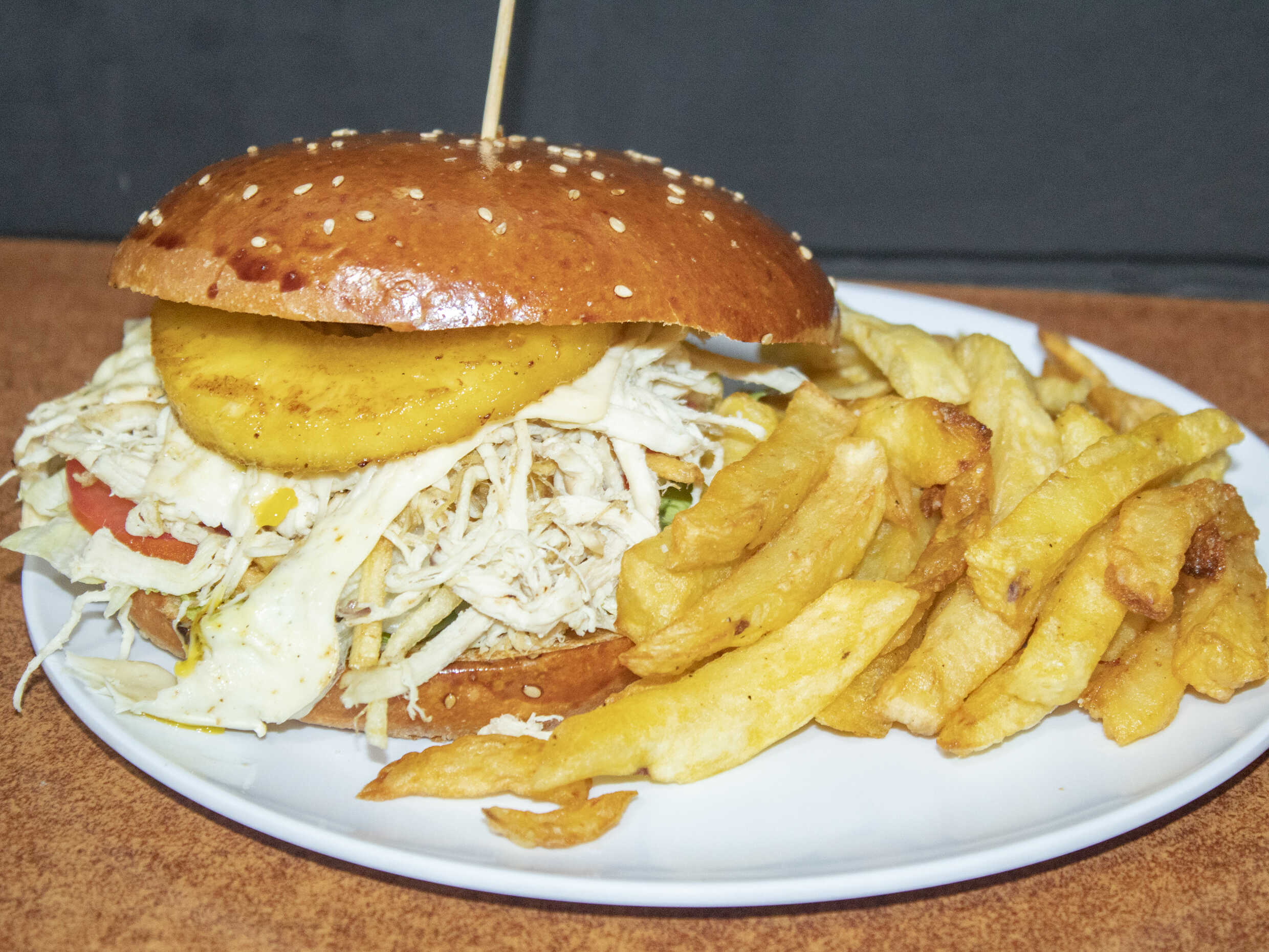 Sándwich de Pollo Hawaiano