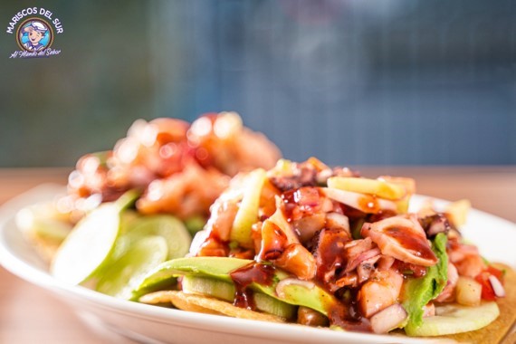 Tostada de Camarón