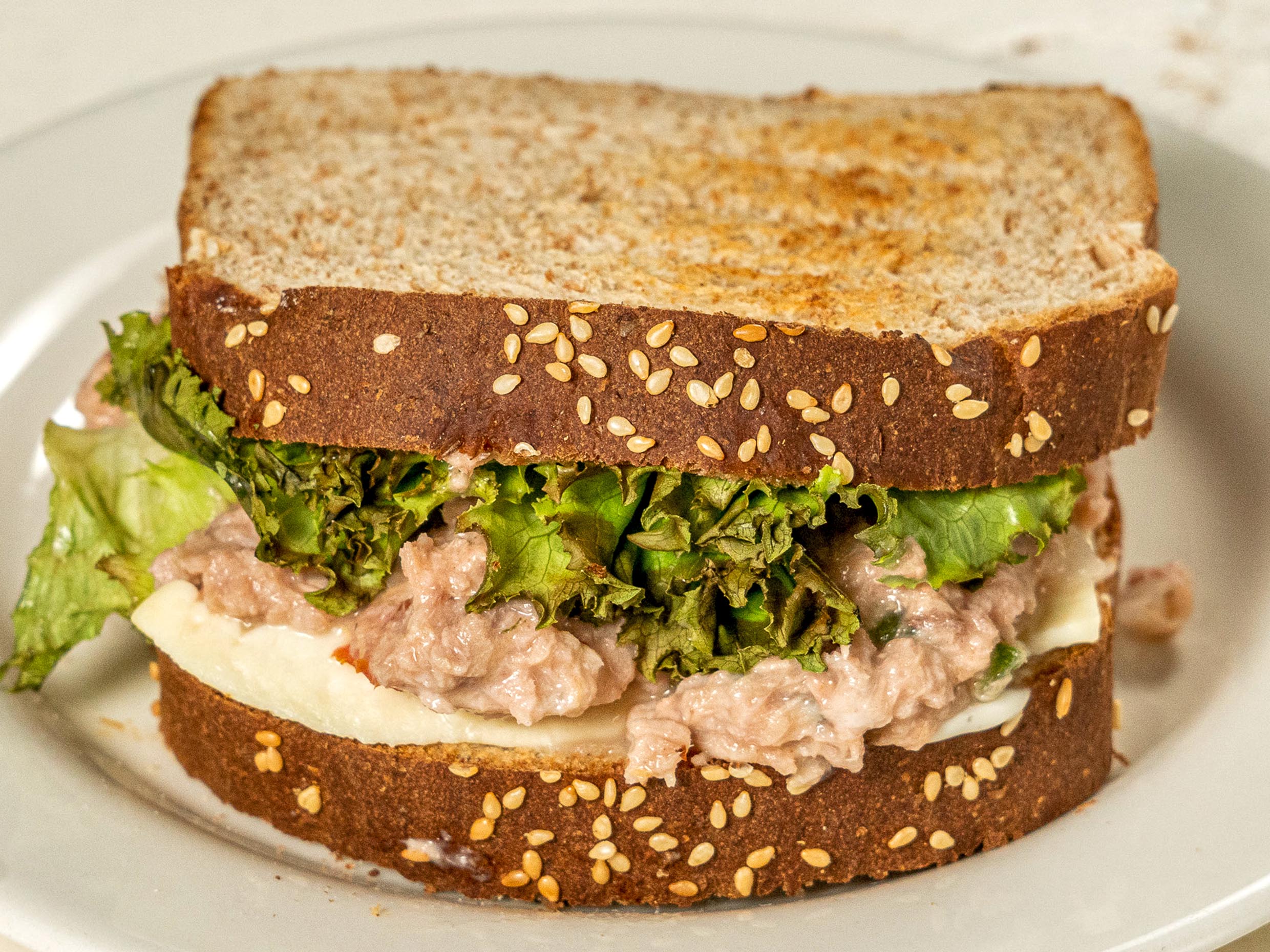 Sándwich de atún.