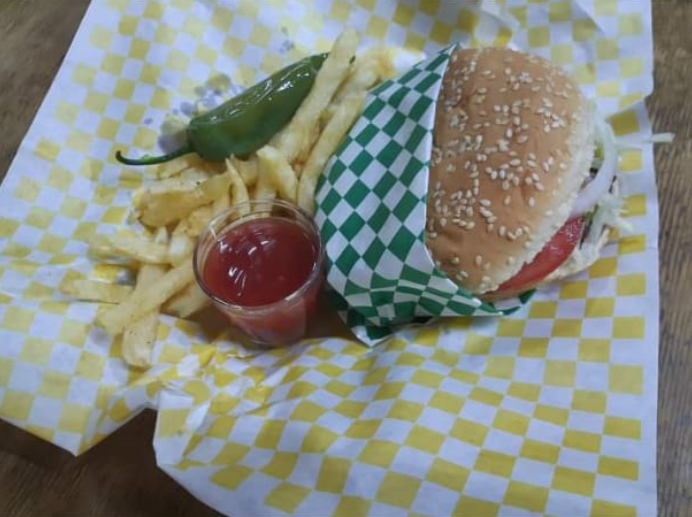 HAMBURGUESA SENCILLA.