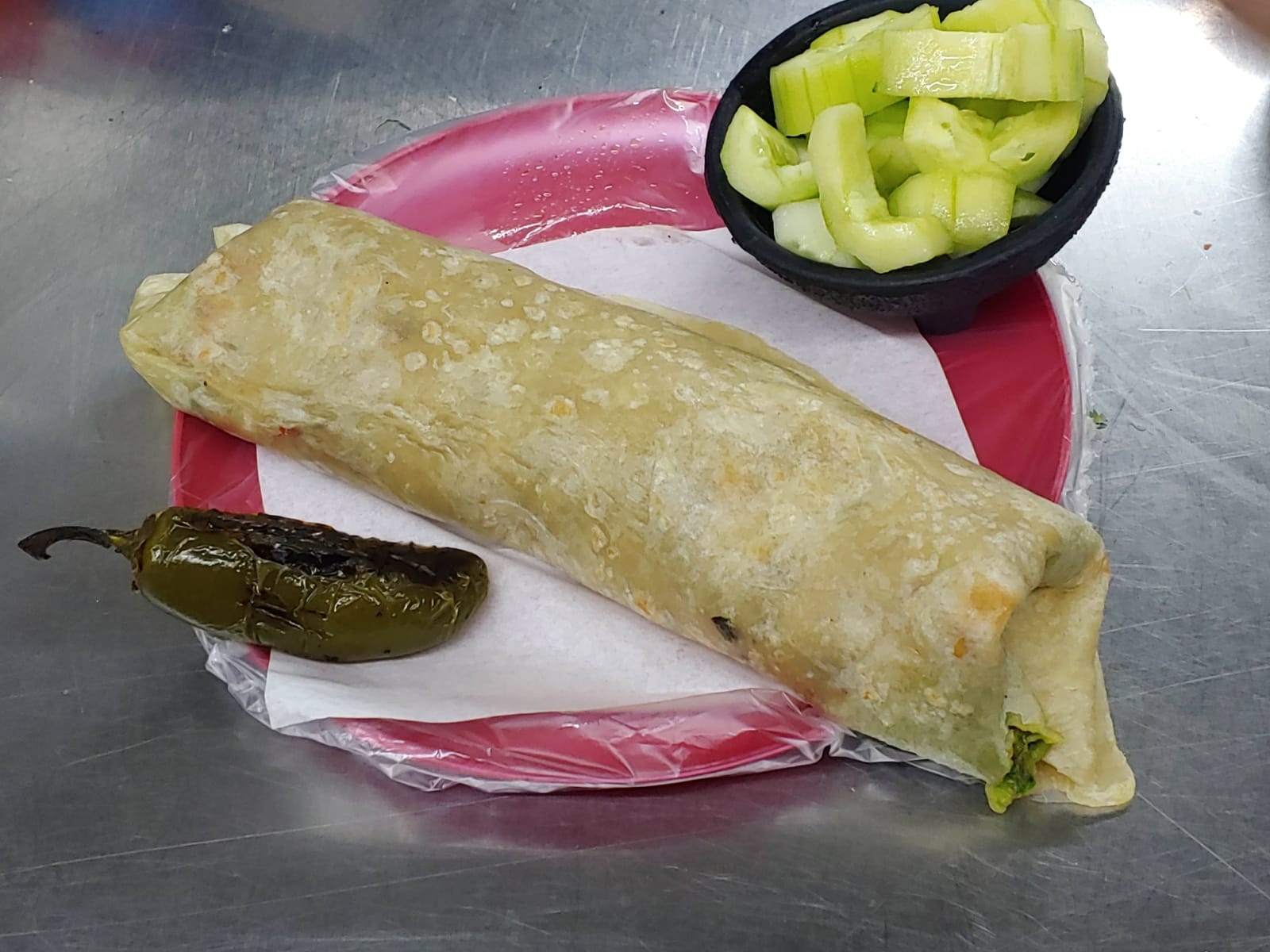 Burro de Asada con Frijol