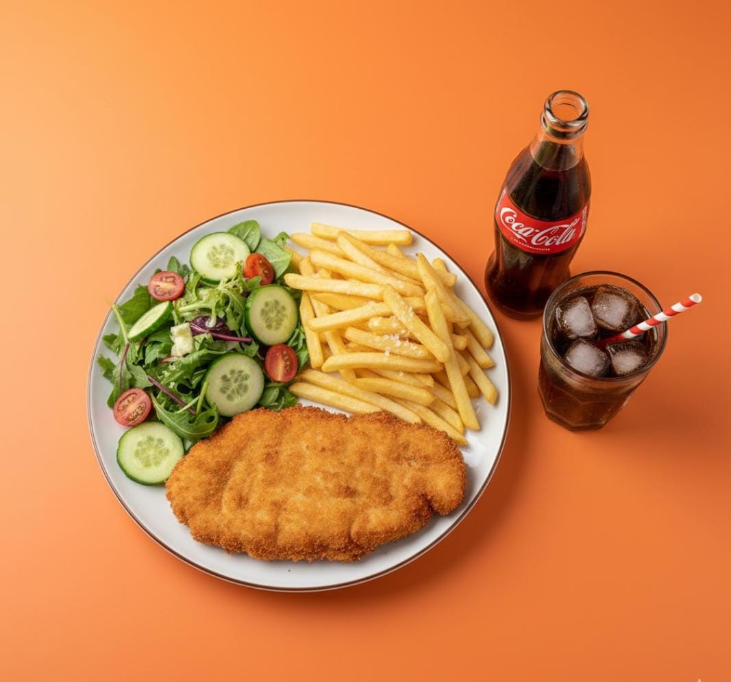 Combo Milanesa de Camarón + Bebida