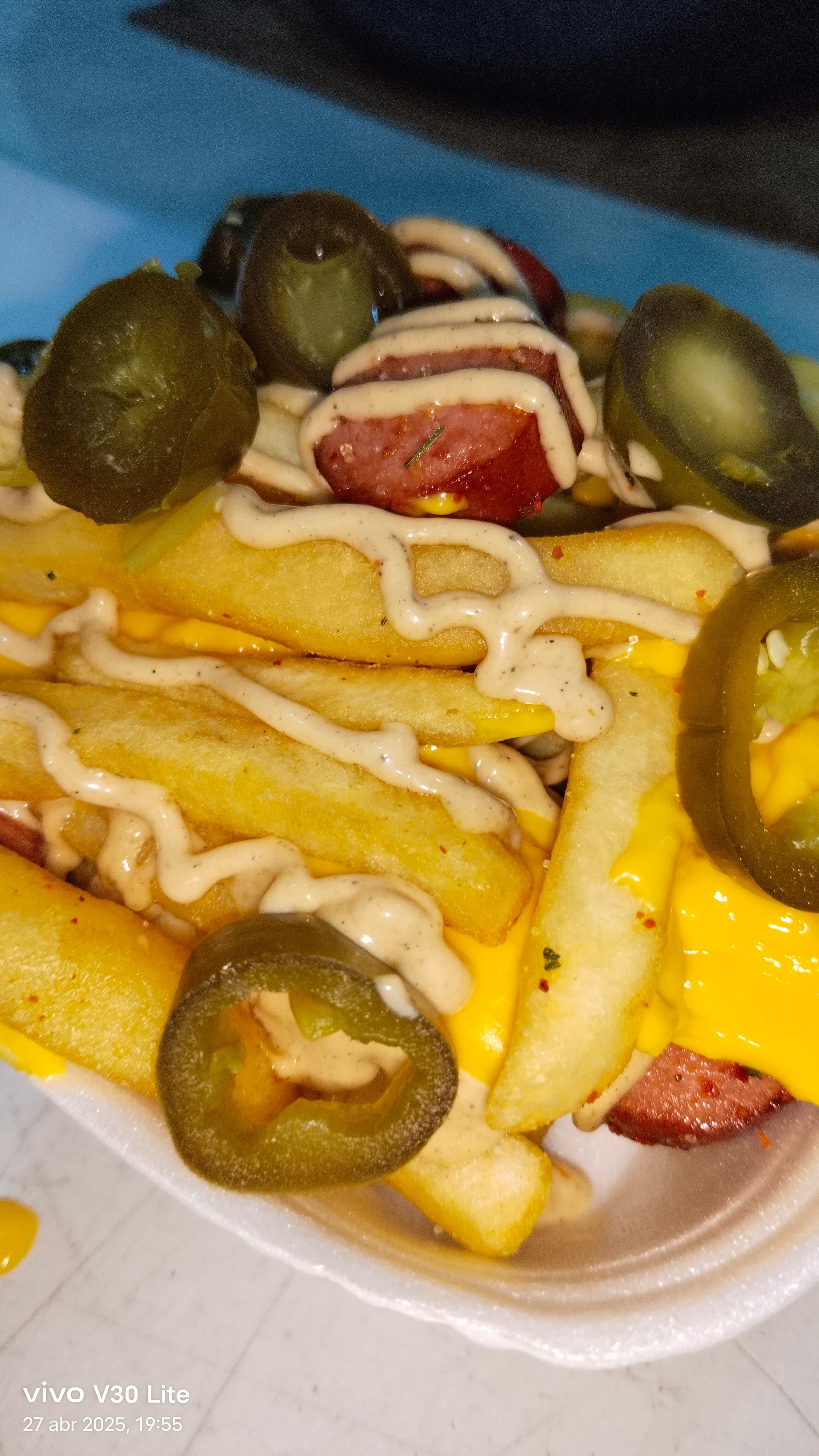 Salchipapas de Pavo