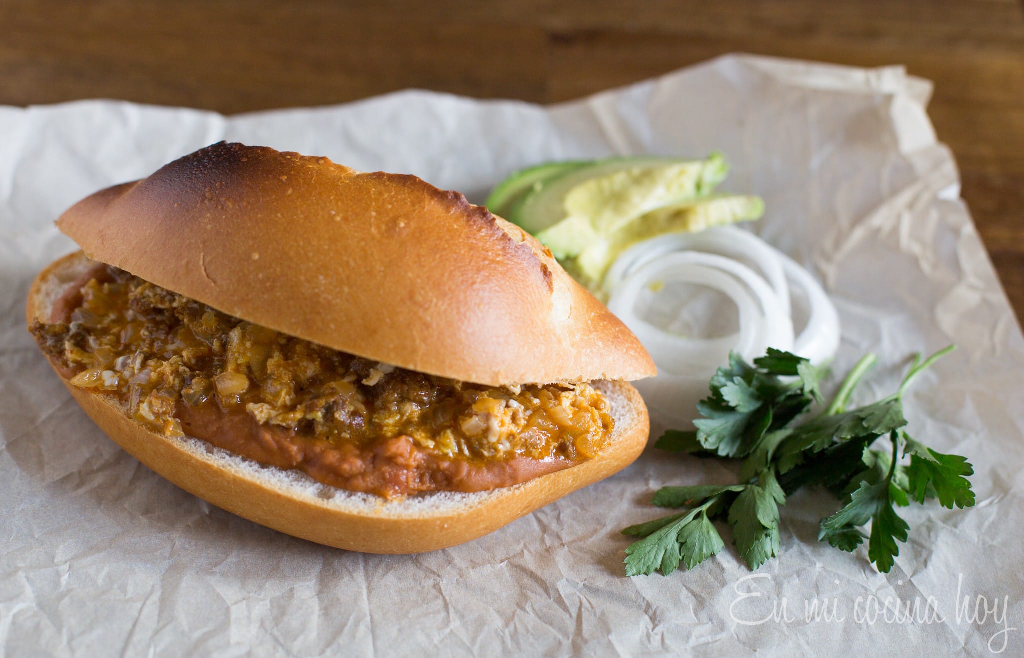 Torta de Huevo con Chorizo