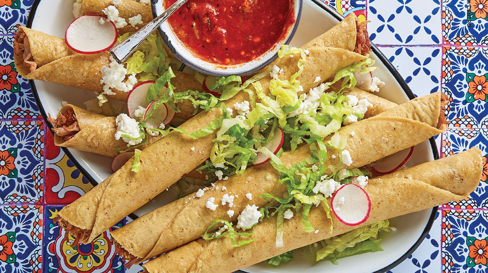Flautas de Carne 3 pzas