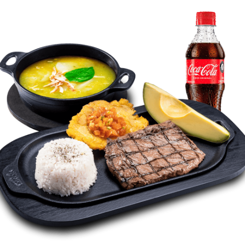 Montañero con Sopa Eleccion + Bebida