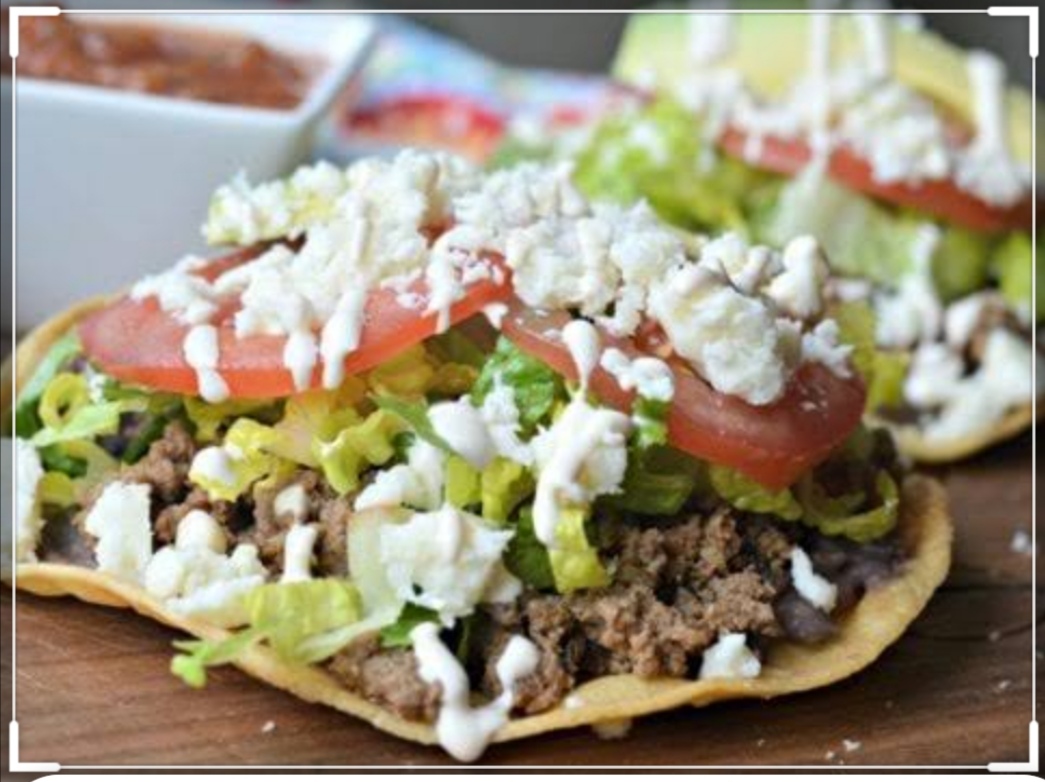 Tostadas de pollo