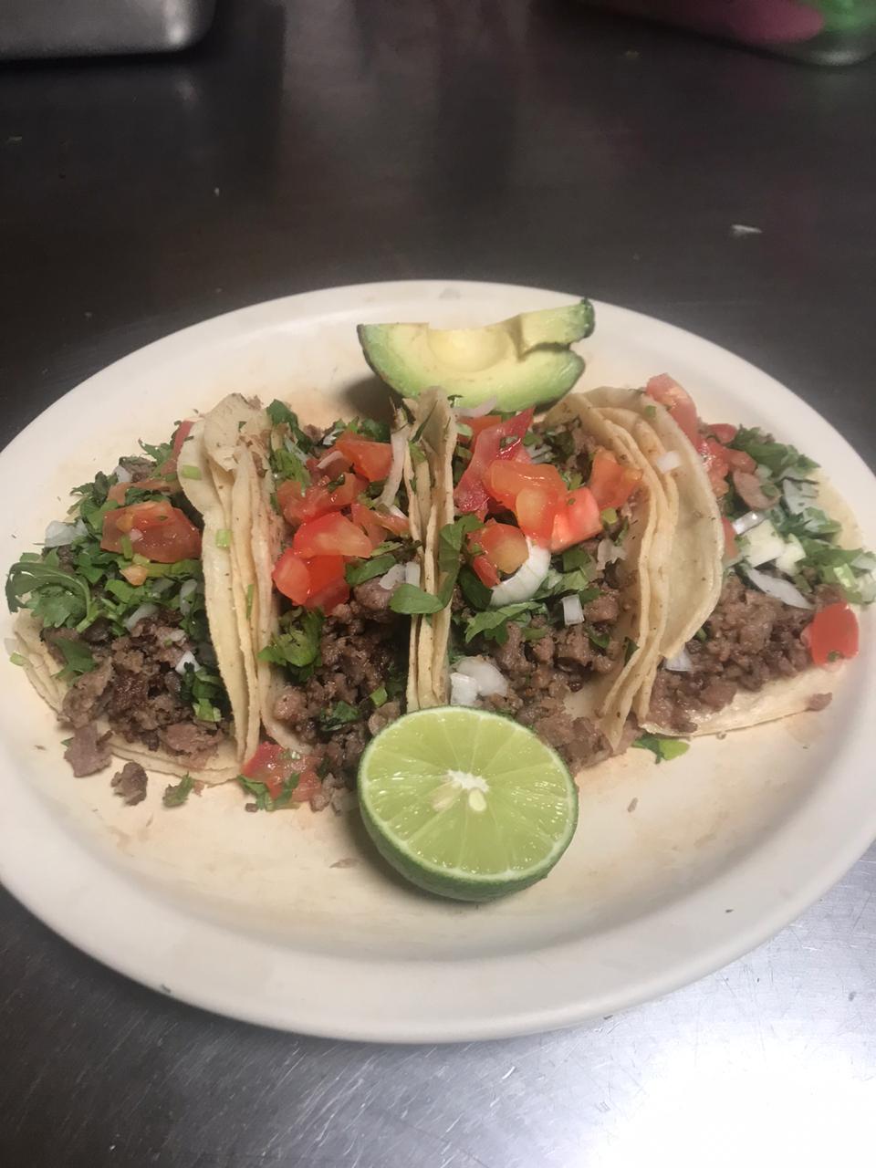 Orden Tacos de Carne de Res