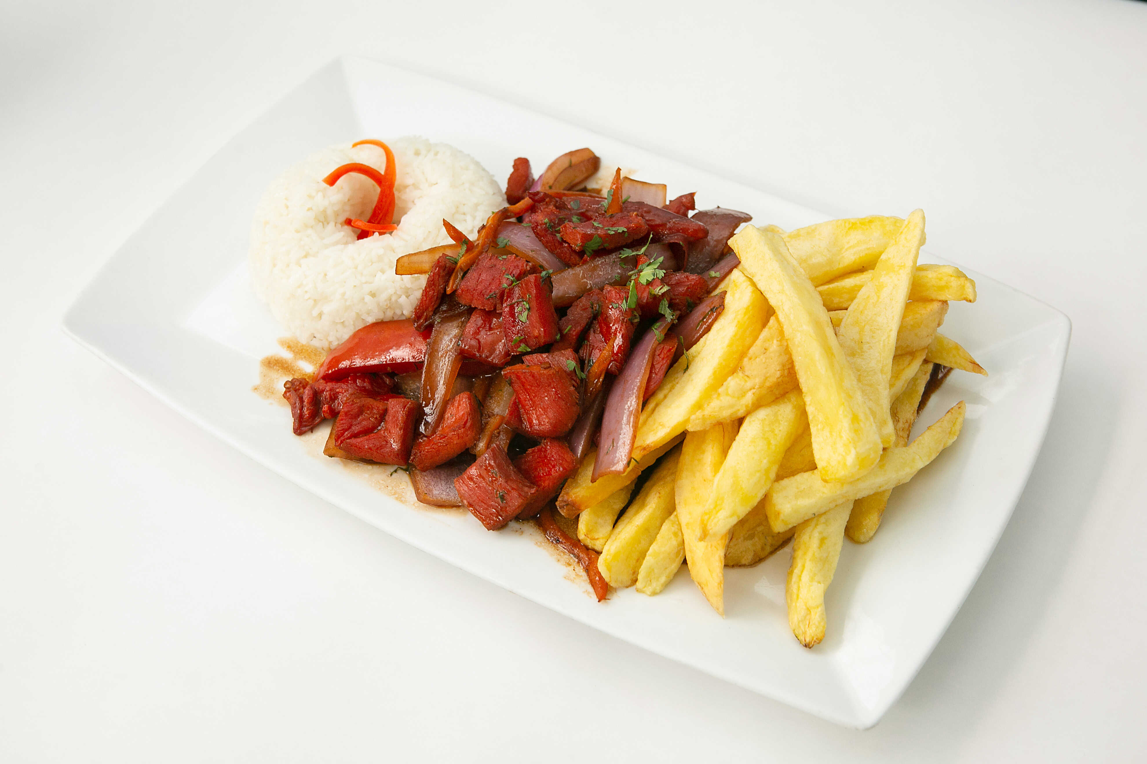Saltado de Cecina