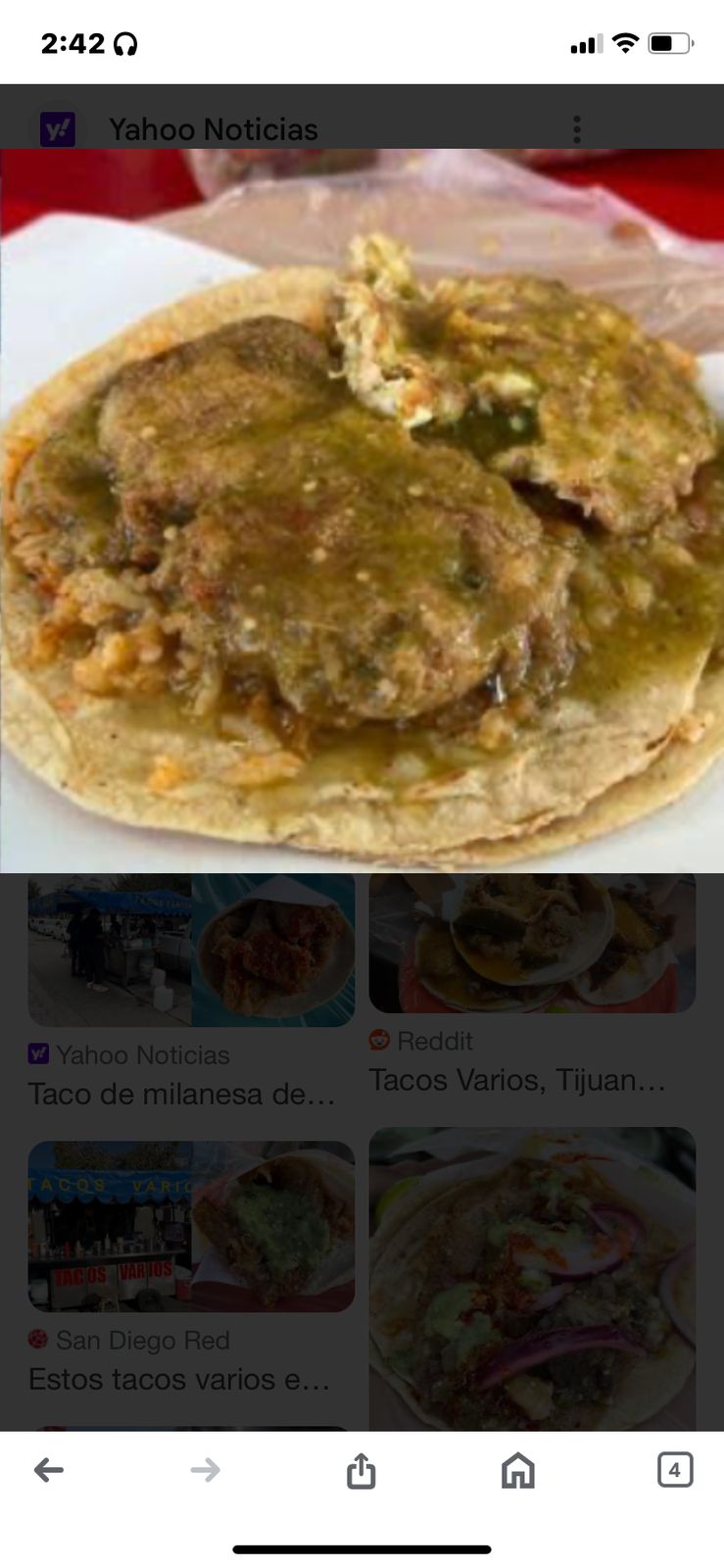 Taco Chicharrón Verde