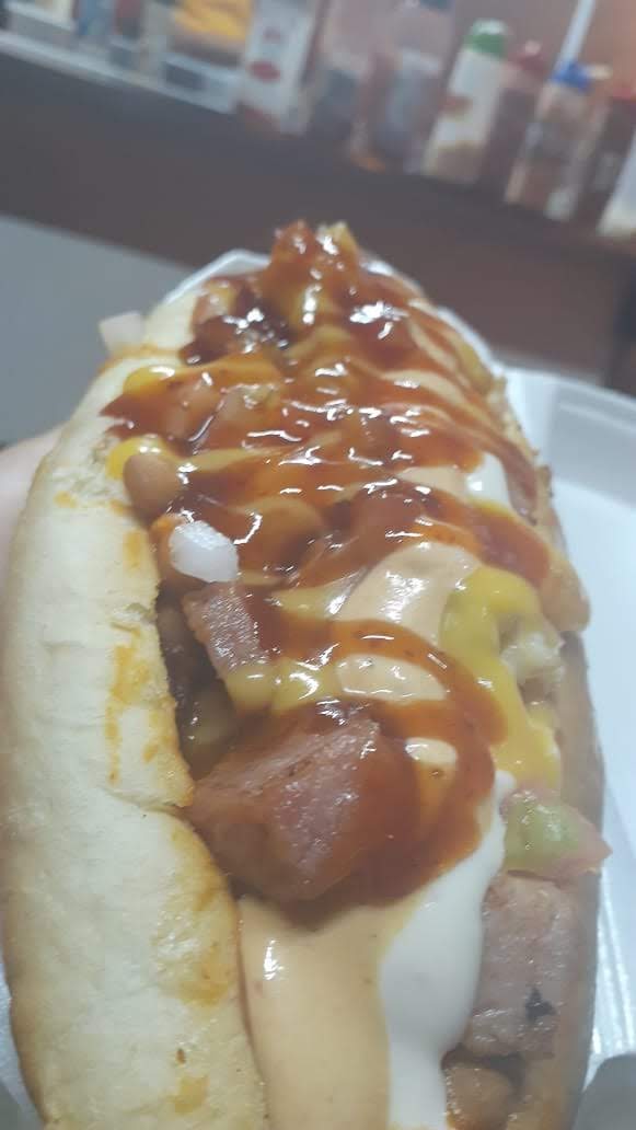 Hot Dog Chuleta Ahumada