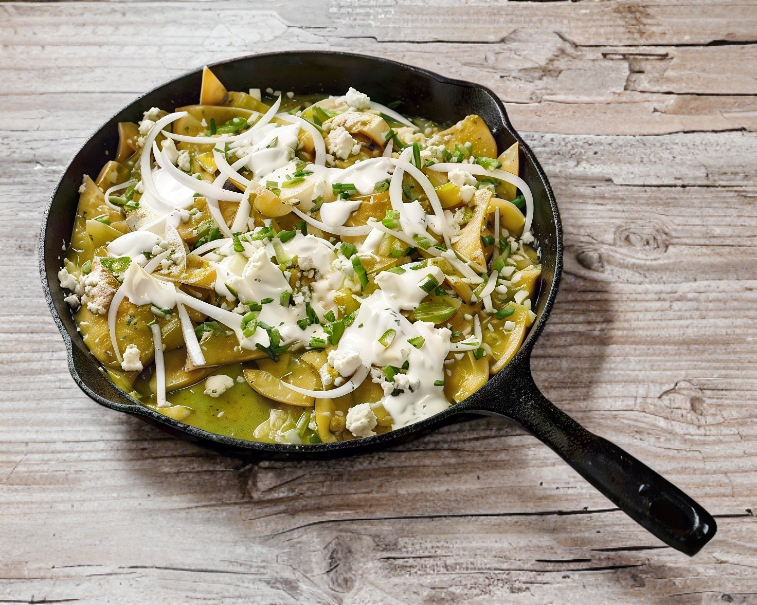 Chilaquiles con Pollo