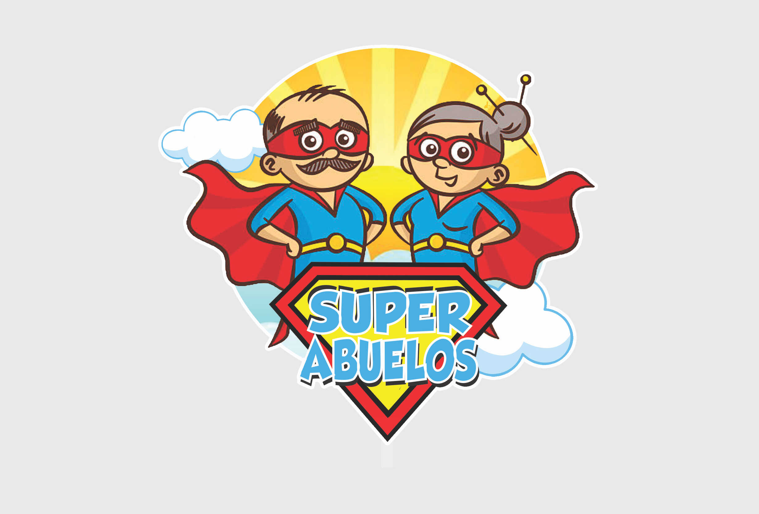 CakeTopper Super Abuelos