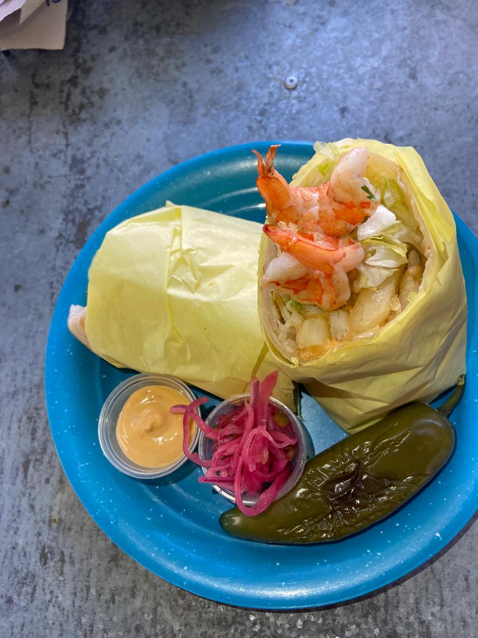 Burrito California de Camarón