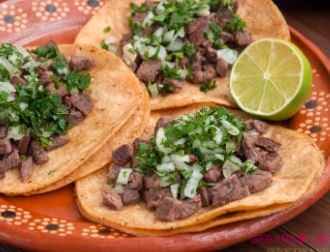 Taco de Bistec de Harina