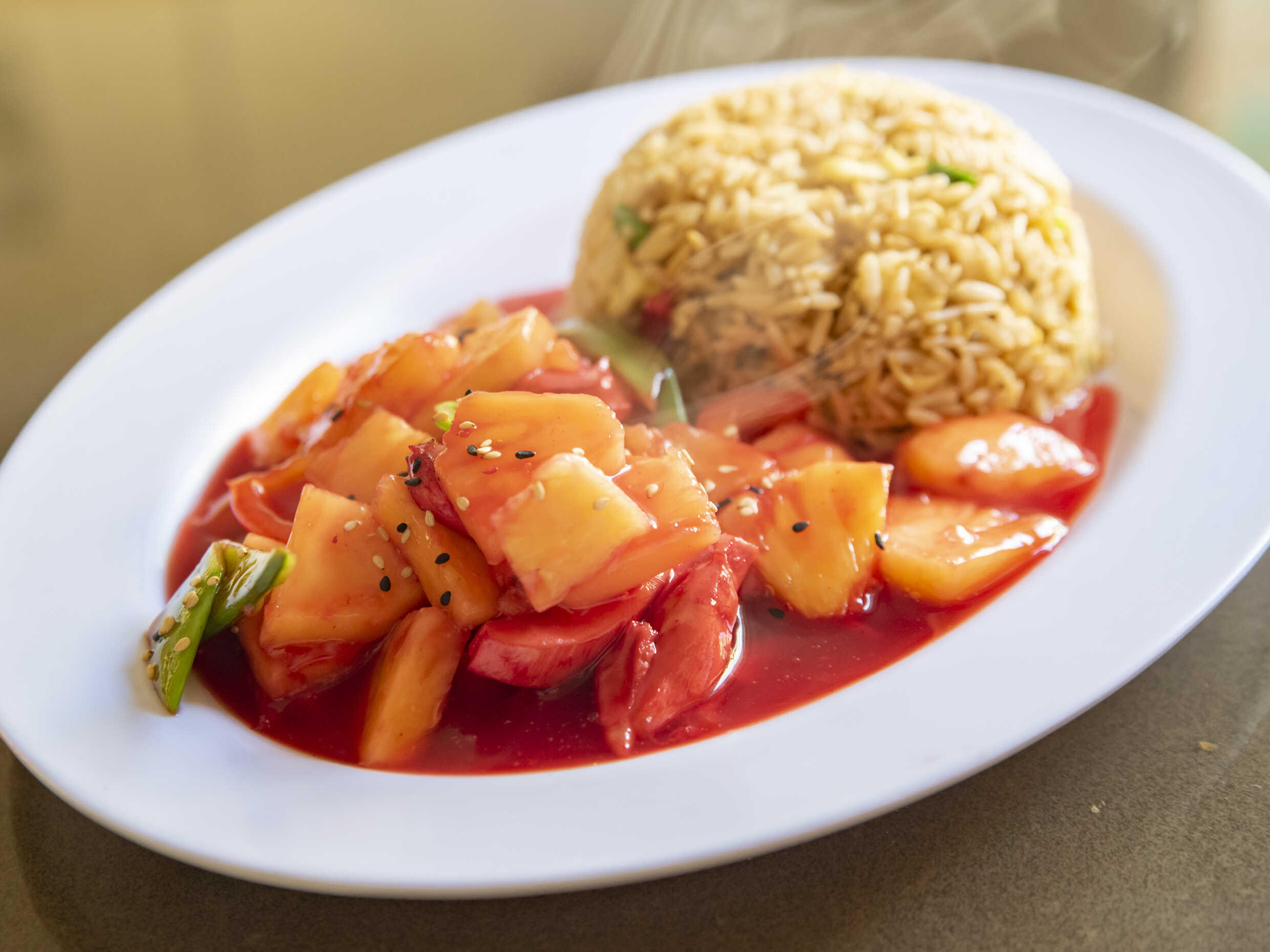 Pollo con Piña