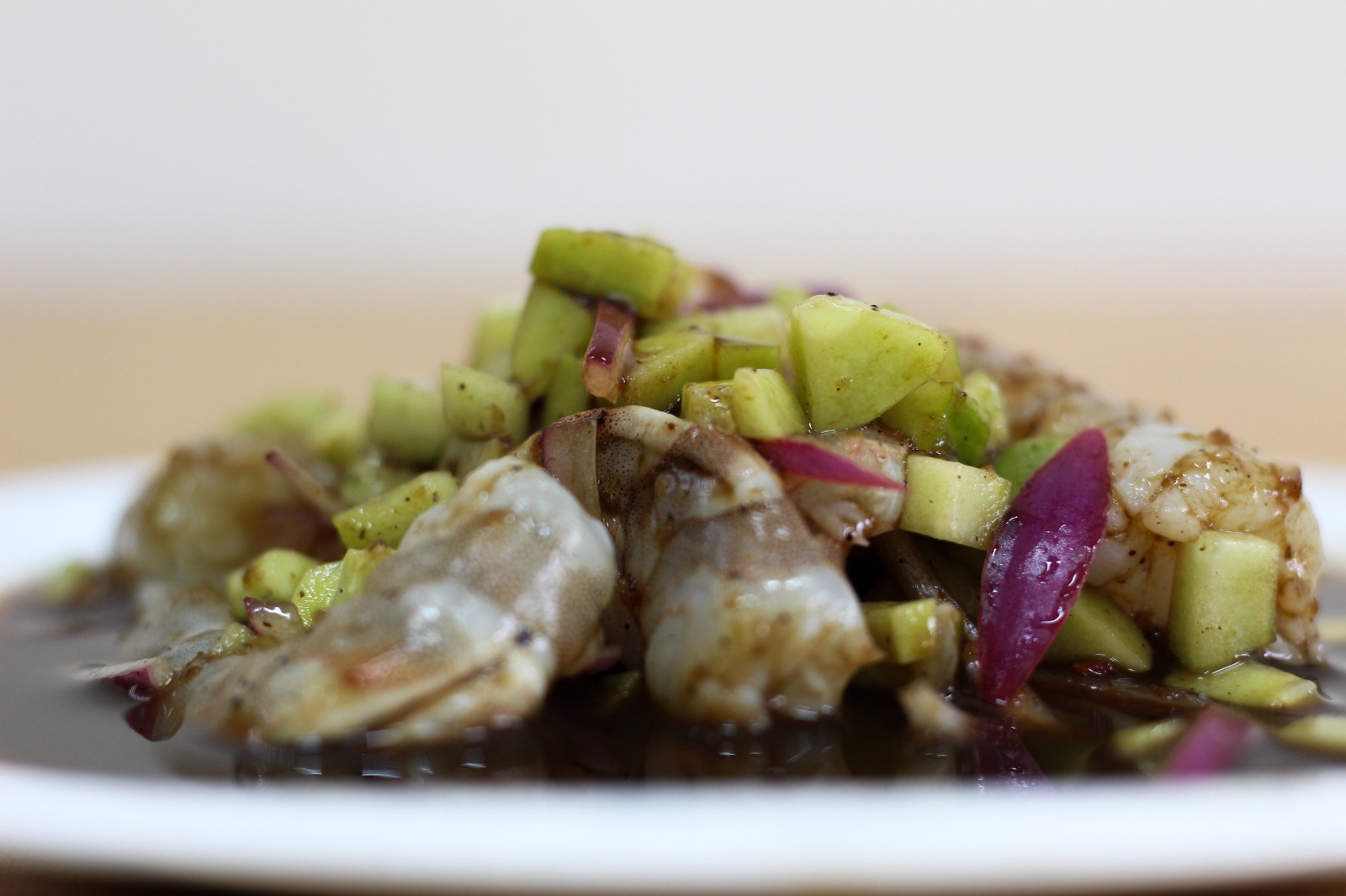 Tostada de Aguachile Verde
