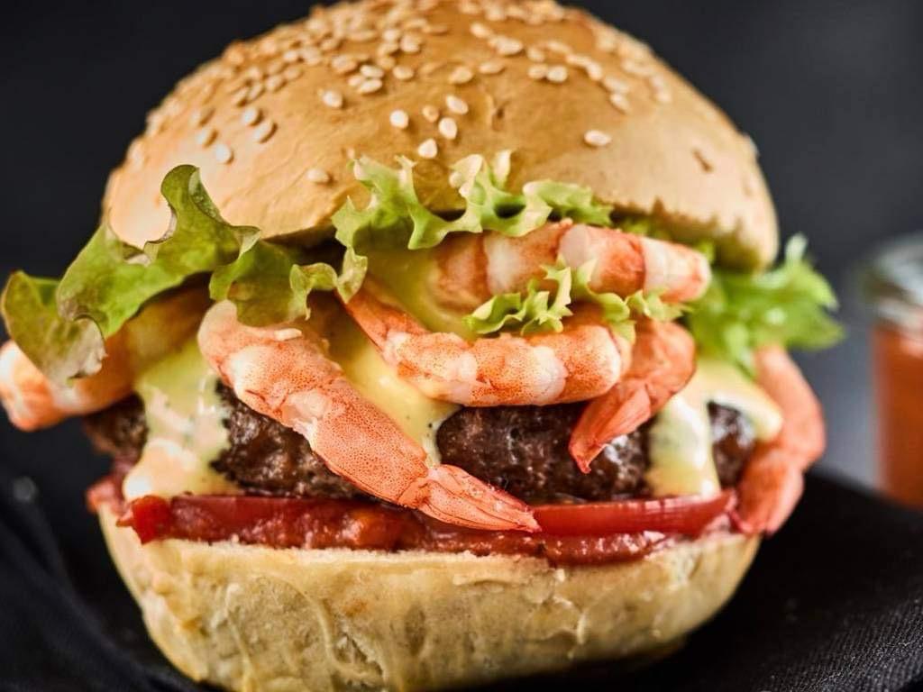 Hamburguesa Mediana Mar y Tierra