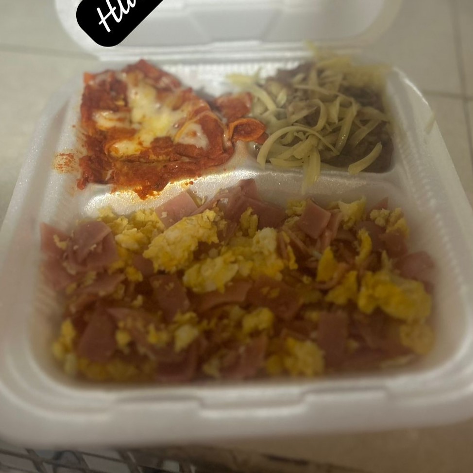 Huevos Revueltos con Jamón